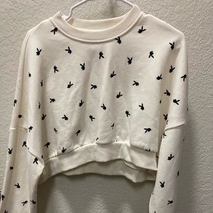 Cropped Playboy Sweater